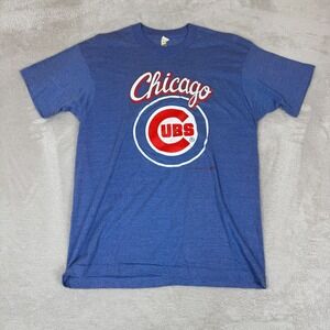 VTG 90s Screen‎ Stars Chicago Cubs Shirt MLB Shirt Mens Large Blue Sports USA